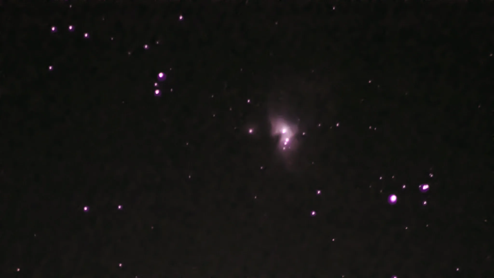 Orion Nebula - Stack of over 100 images and using LRGB processing