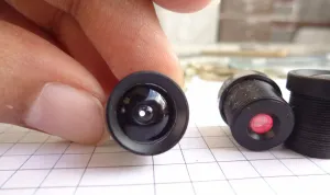 Isolated Webcam Lens